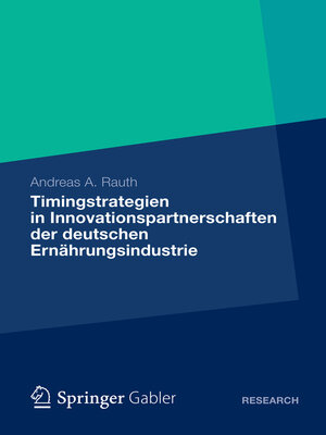 cover image of Timingstrategien in Innovationspartnerschaften der deutschen Ernährungsindustrie